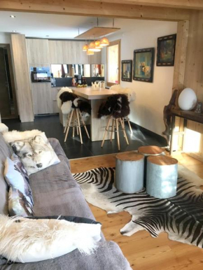 Appartement de 2 chambres avec terrasse amenagee et wifi a Le Grand Bornand a 1 km des pistes